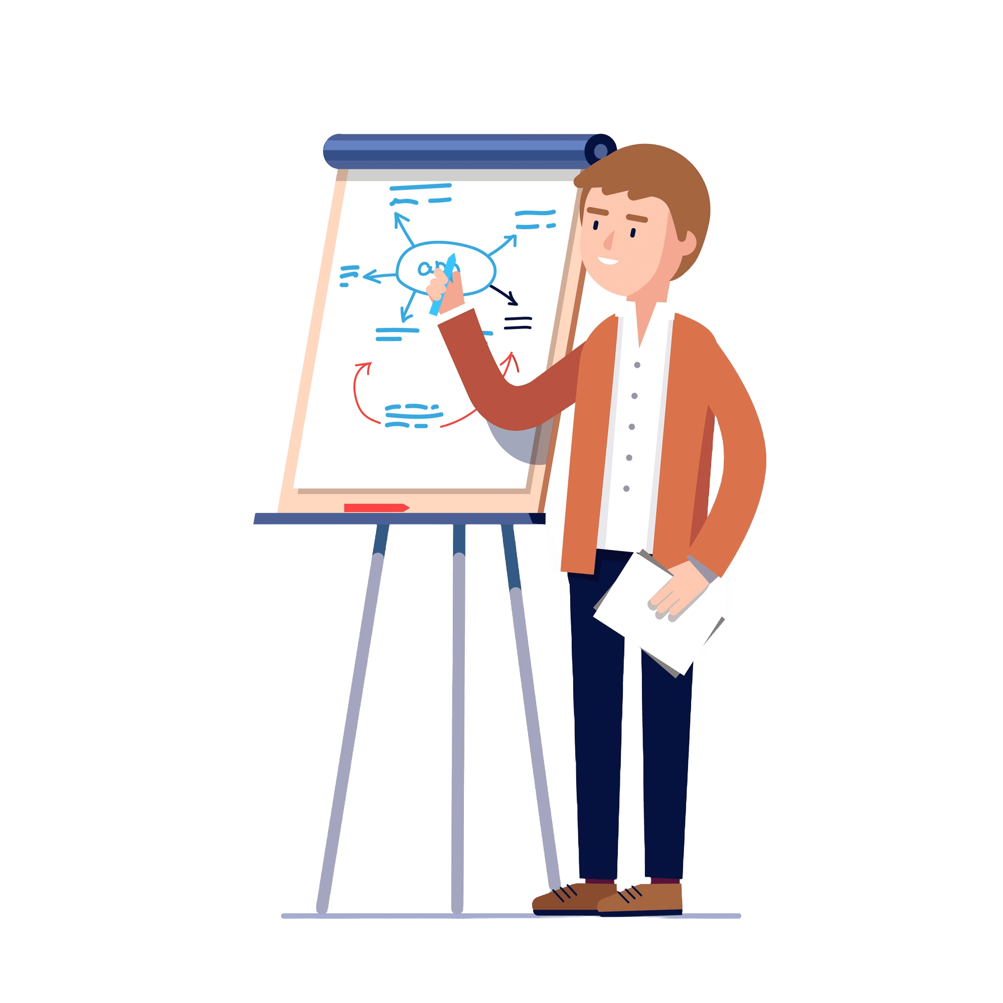 Smiling instructor giving thumbs up